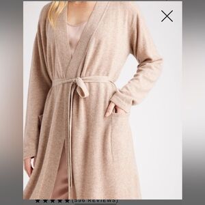 Quince Mongolian Cashmere Robe, NWOT, M